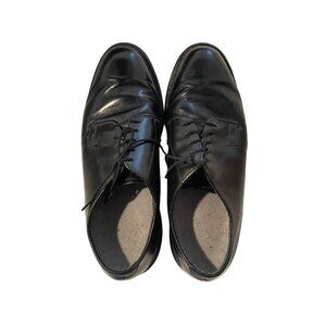 Bates Mens Dress Shoes Size 10D Black Leather Upper Vibram Soles